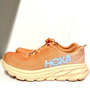 HOKA ONE ONE Women's, Rincon 3 Road Running sneakers Coral/Peach Parfait -8.5